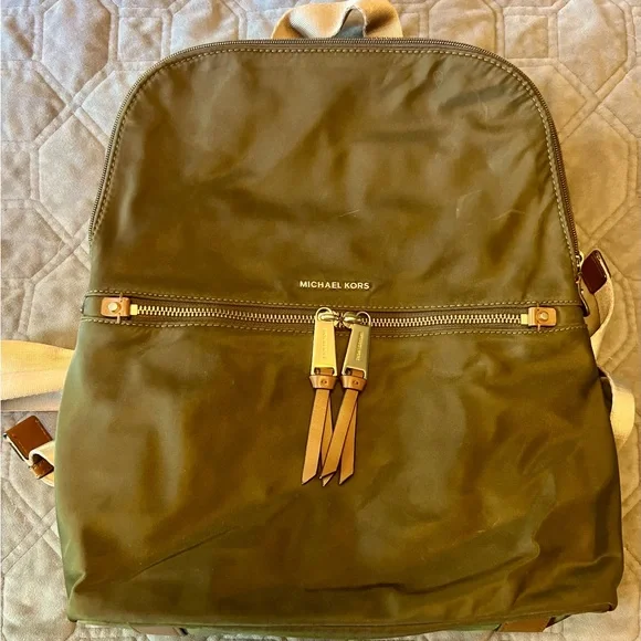 Michael Kors Polly Medium Nylon Backpack Nylon Backpack Medium Size Black Backpack Polly Medium Nylon  main image 2